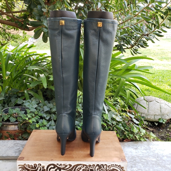 Gorgeous Slate Blue/Green Stuart Weitzman Boots - Picture 6 of 8